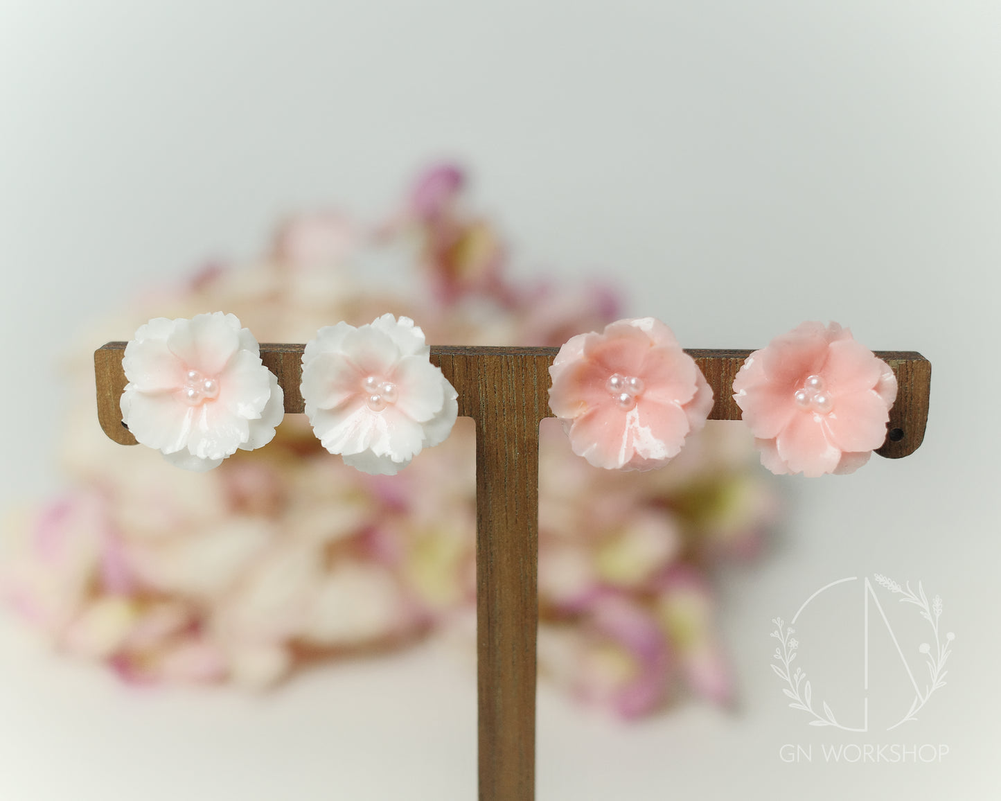 Petal Blush Cherry Studs