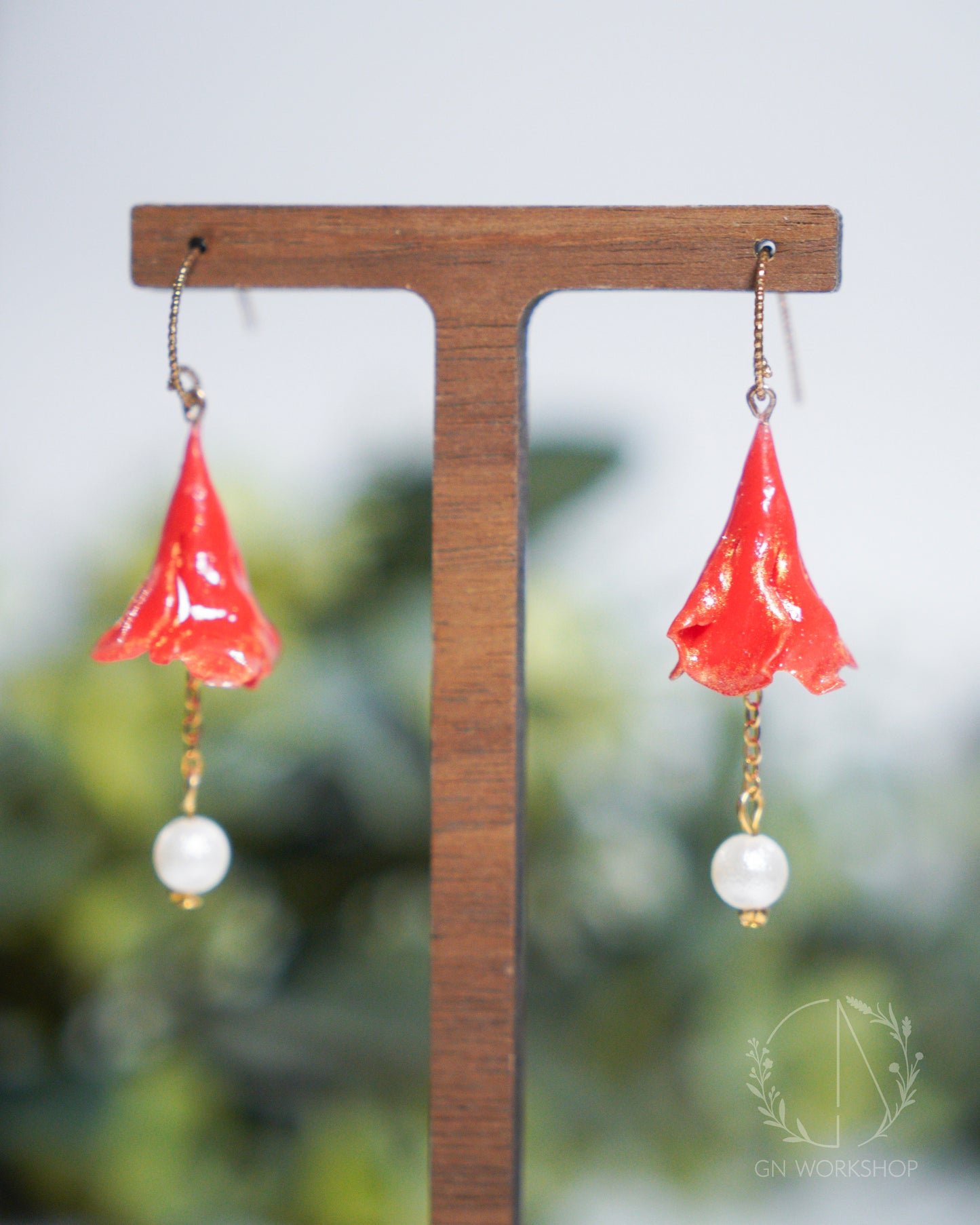 Christmas Floral Dangles