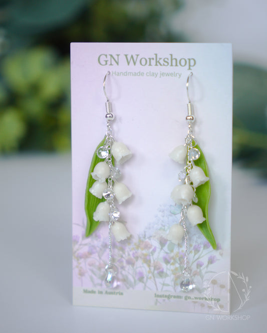 Valley Bells Dangles - May Birth Flowers