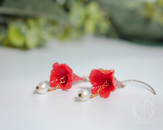 Christmas Floral Dangles