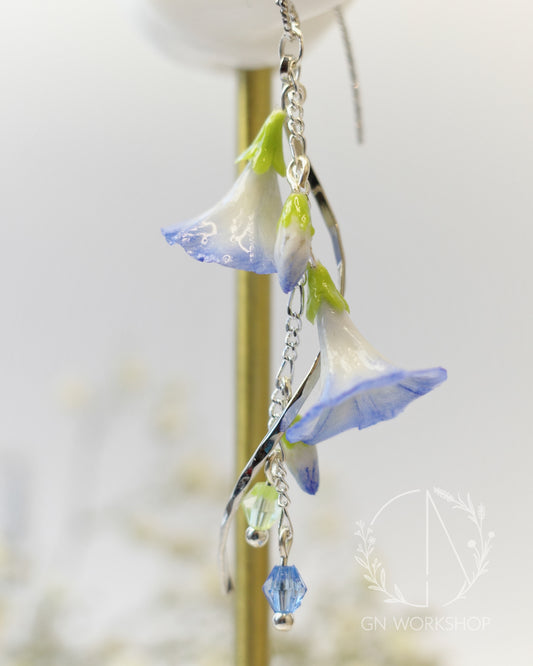 Morning Glory Flourish Dangles - September Birth flower