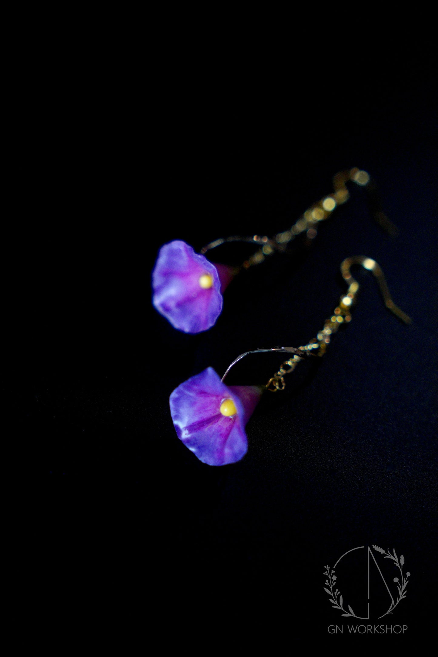 Morning Glory Dangles - September Birth flower