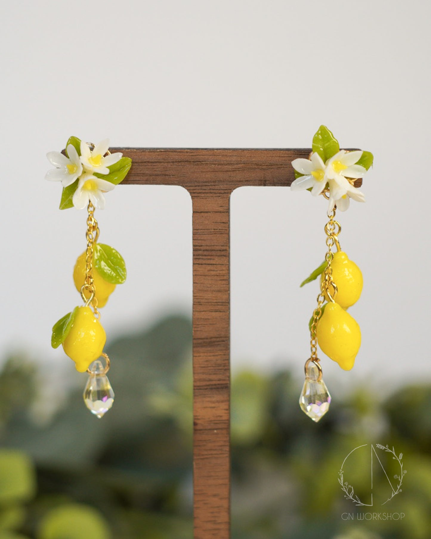 Juicy Lemon Blossom Dangles