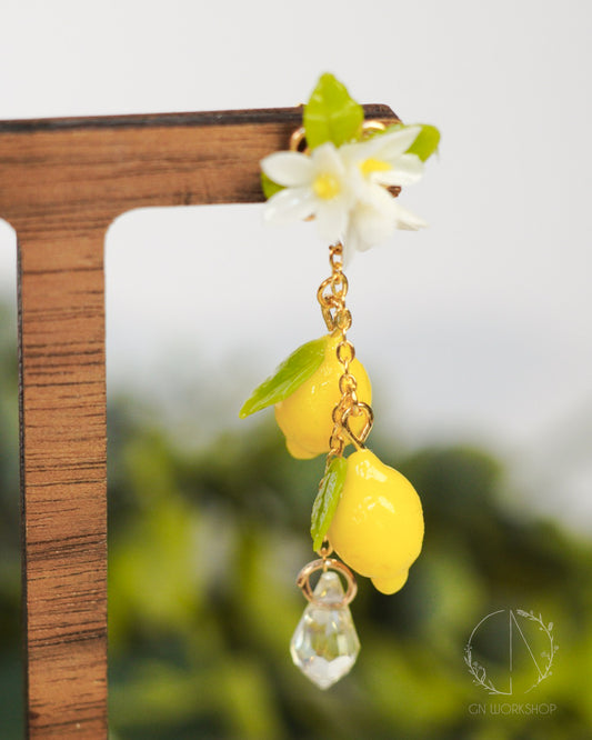 Juicy Lemon Blossom Dangles