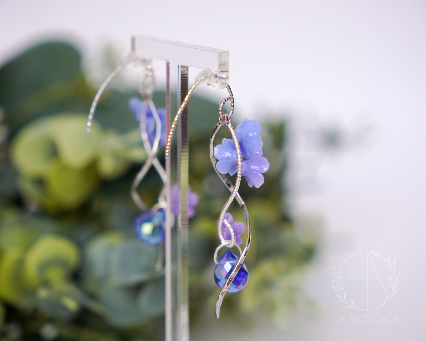Wave of Memory - Forget-Me-Not Dangles