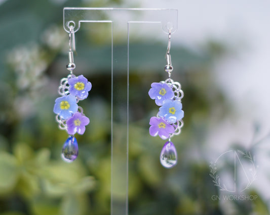 Blue Mist Forget-Me-Not Dangles