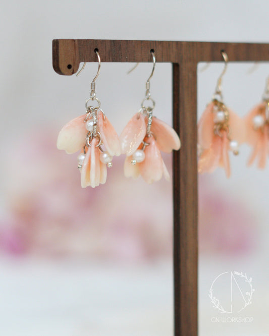 Ombre Petals Dangle Earrings