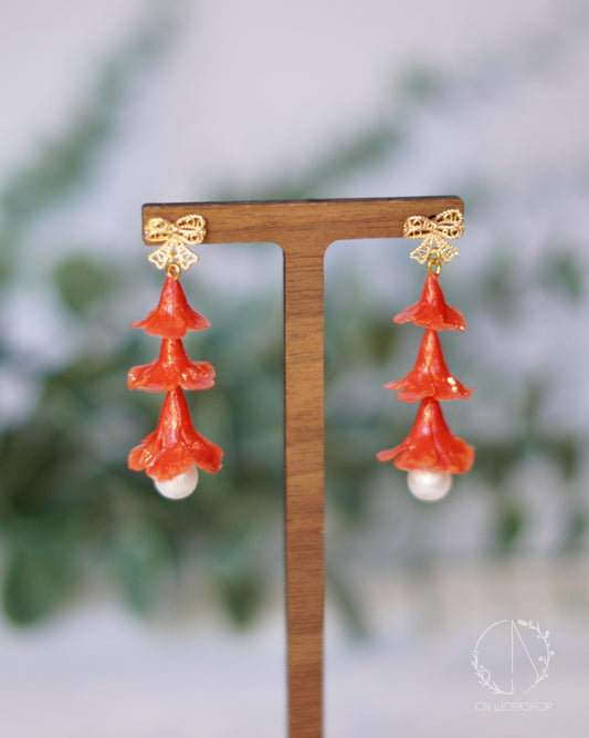 Festive Tree Bloom Earrings
