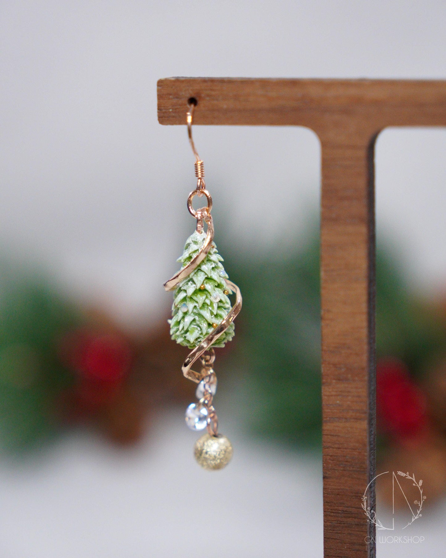 Frosted Tree Dangles
