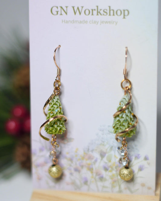 Frosted Tree Dangles