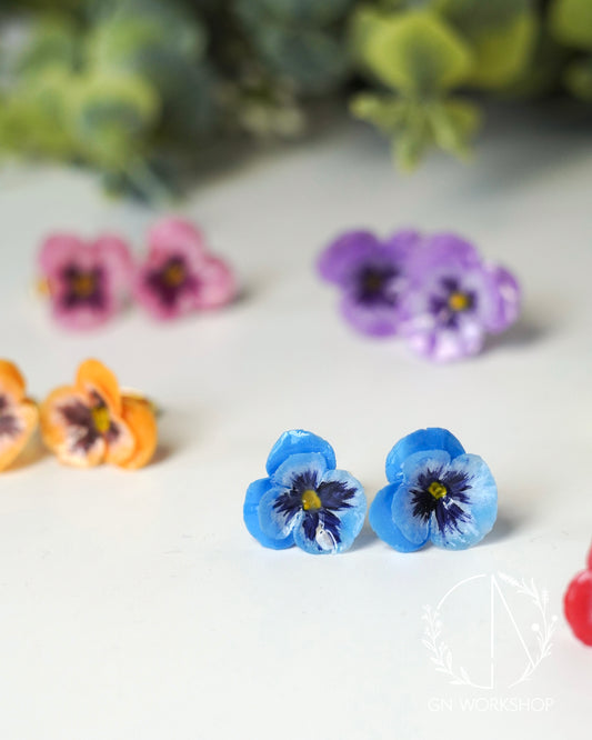 Pansy Studs