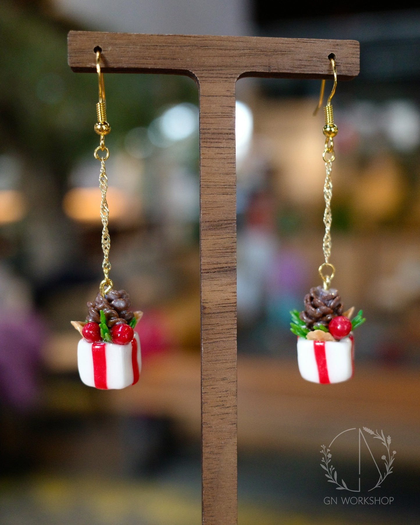 Festive Gift Box Dangles