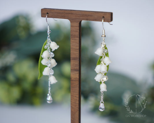Valley Bells Dangles - May Birth Flowers