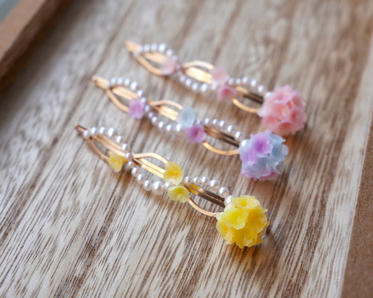 Hydrangea Hairclip