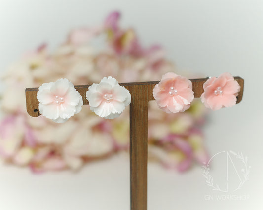 Petal Blush Cherry Studs