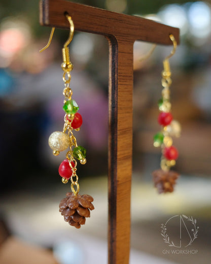 Christmas Pine Cone Dangles