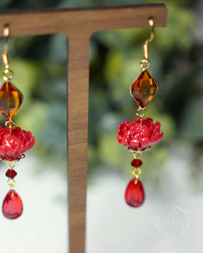 Autumn Ember Chrysanthemum Dangles - November Birth Flowers