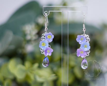 Blue Mist Forget-Me-Not Dangles