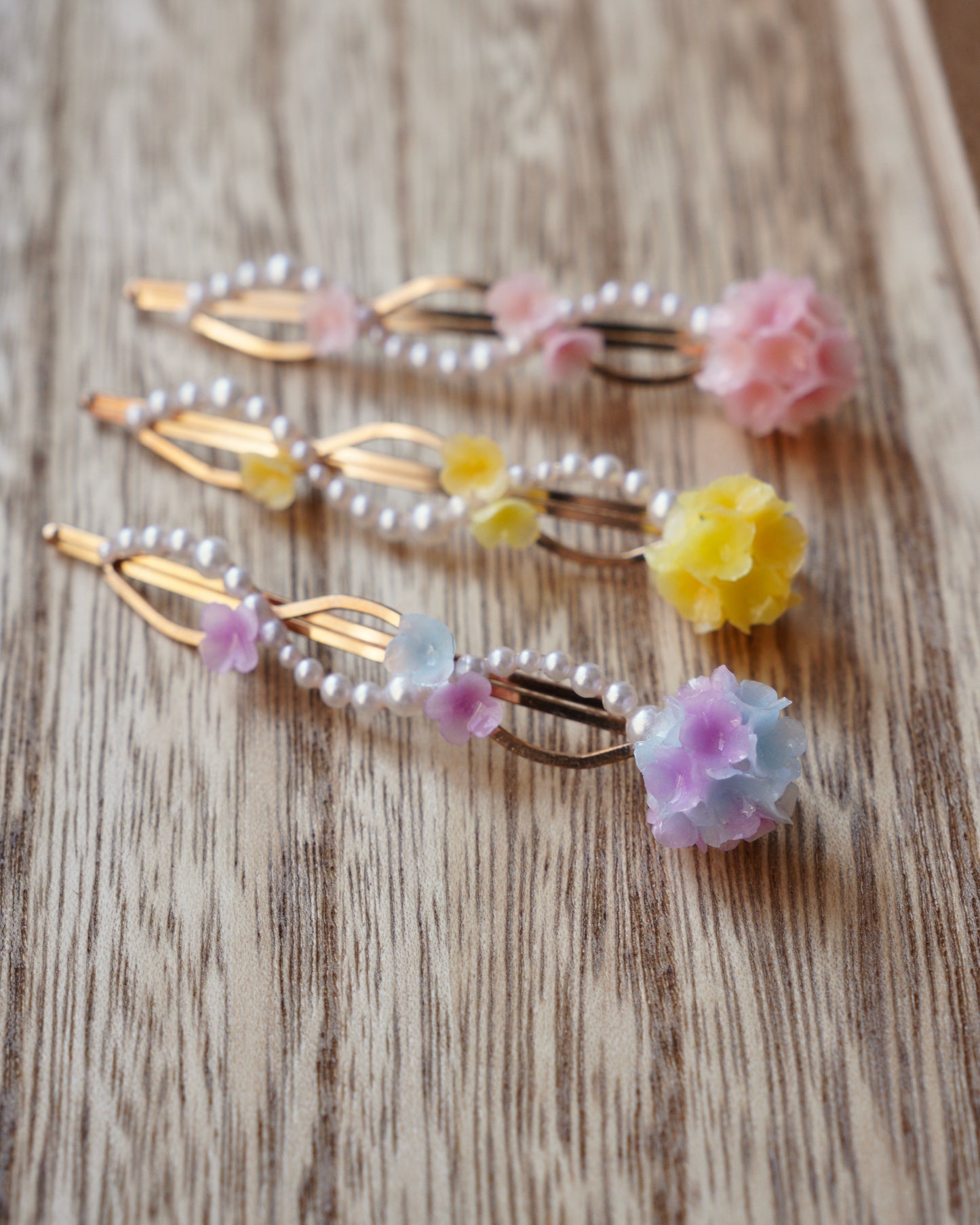 Hydrangea Hairclip