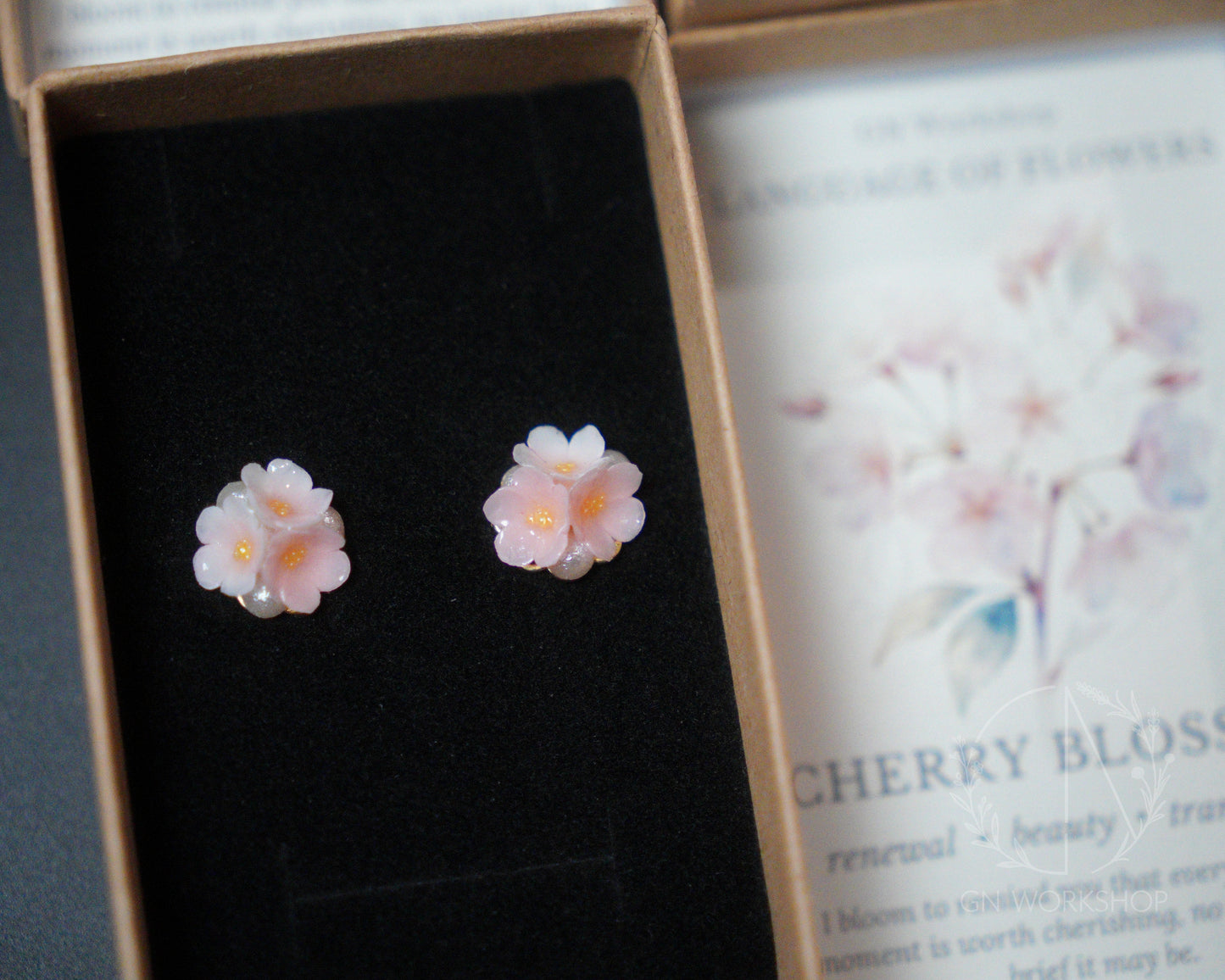Mini Trio Cherry Studs