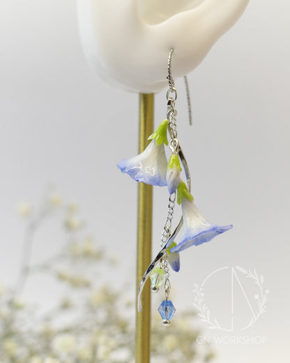 Morning Glory Flourish Dangles - September Birth flower