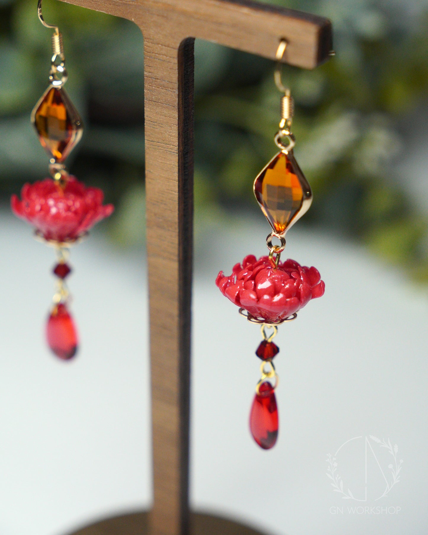 Autumn Ember Chrysanthemum Dangles - November Birth Flowers