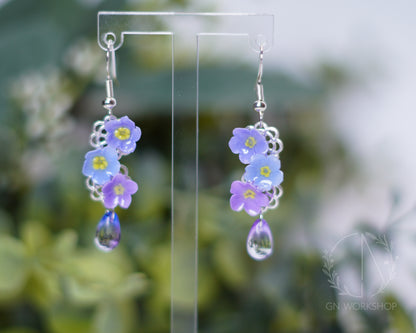 Blue Mist Forget-Me-Not Dangles