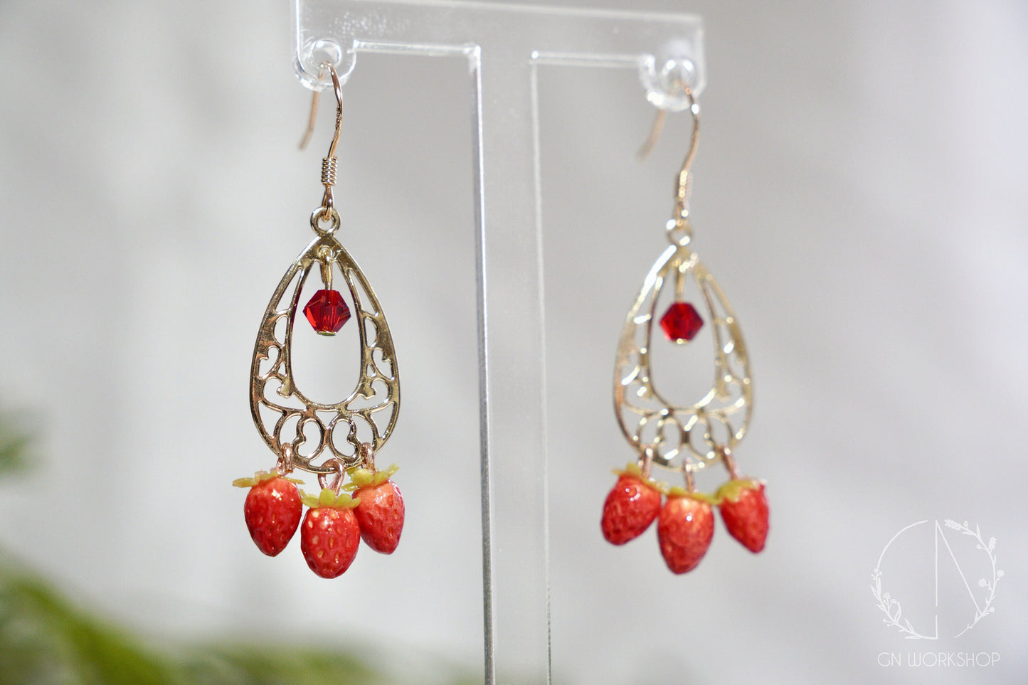 Strawberry Trio Dangles