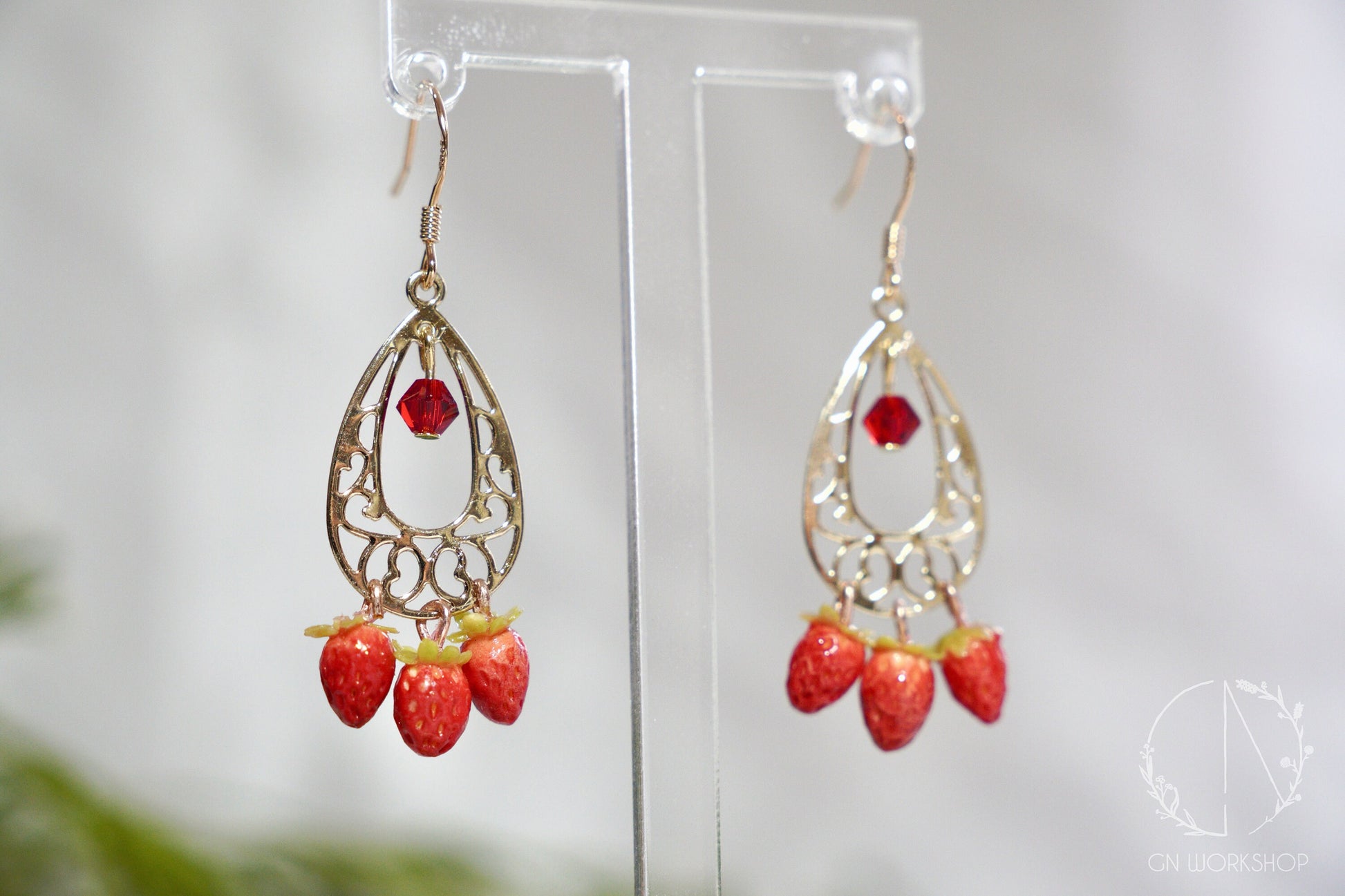 Strawberry Trio Dangles