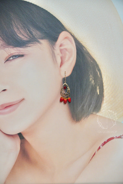 Strawberry Trio Dangles