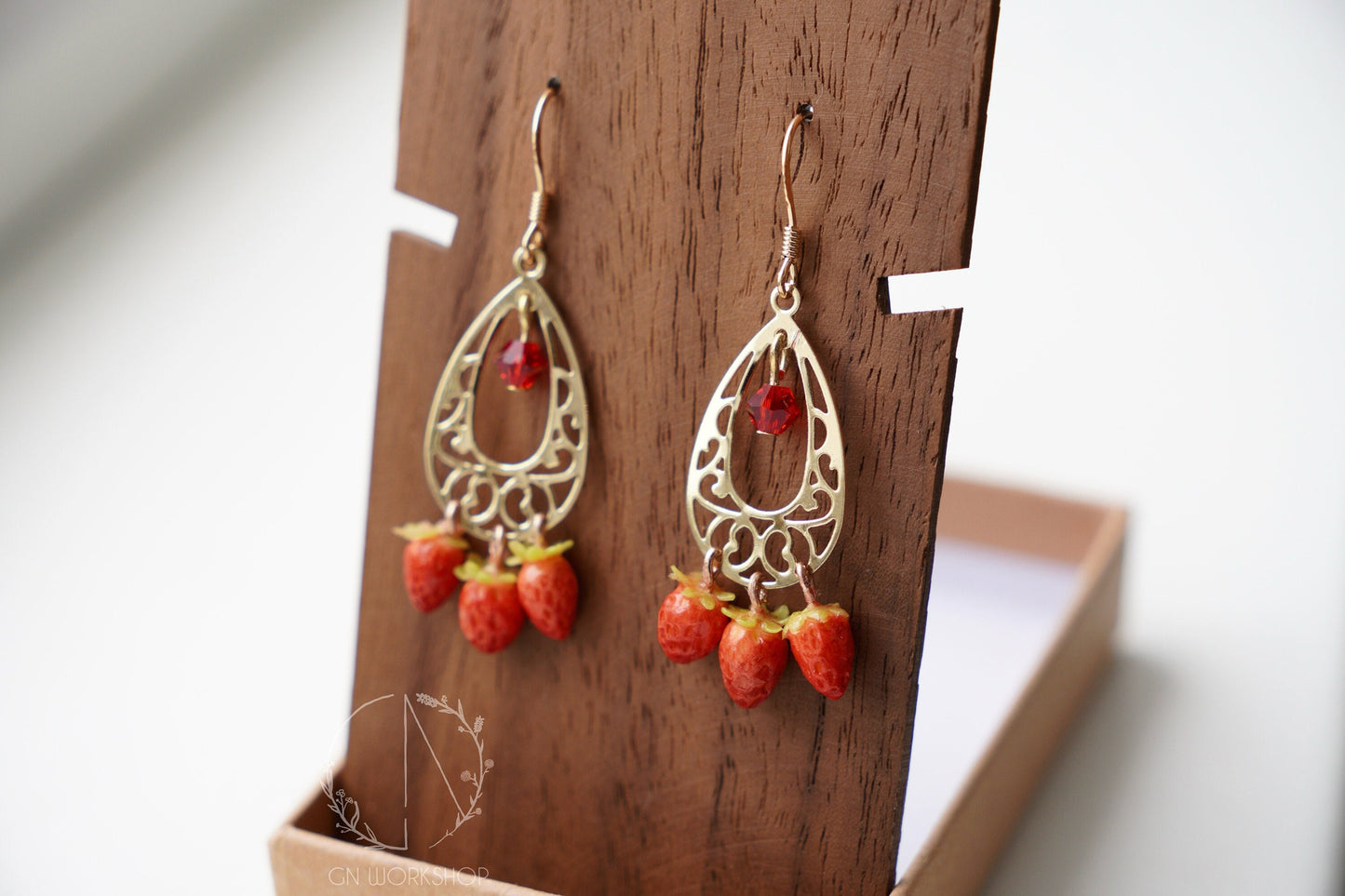 Strawberry Trio Dangles