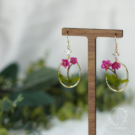 Orchid Dangle Earrings