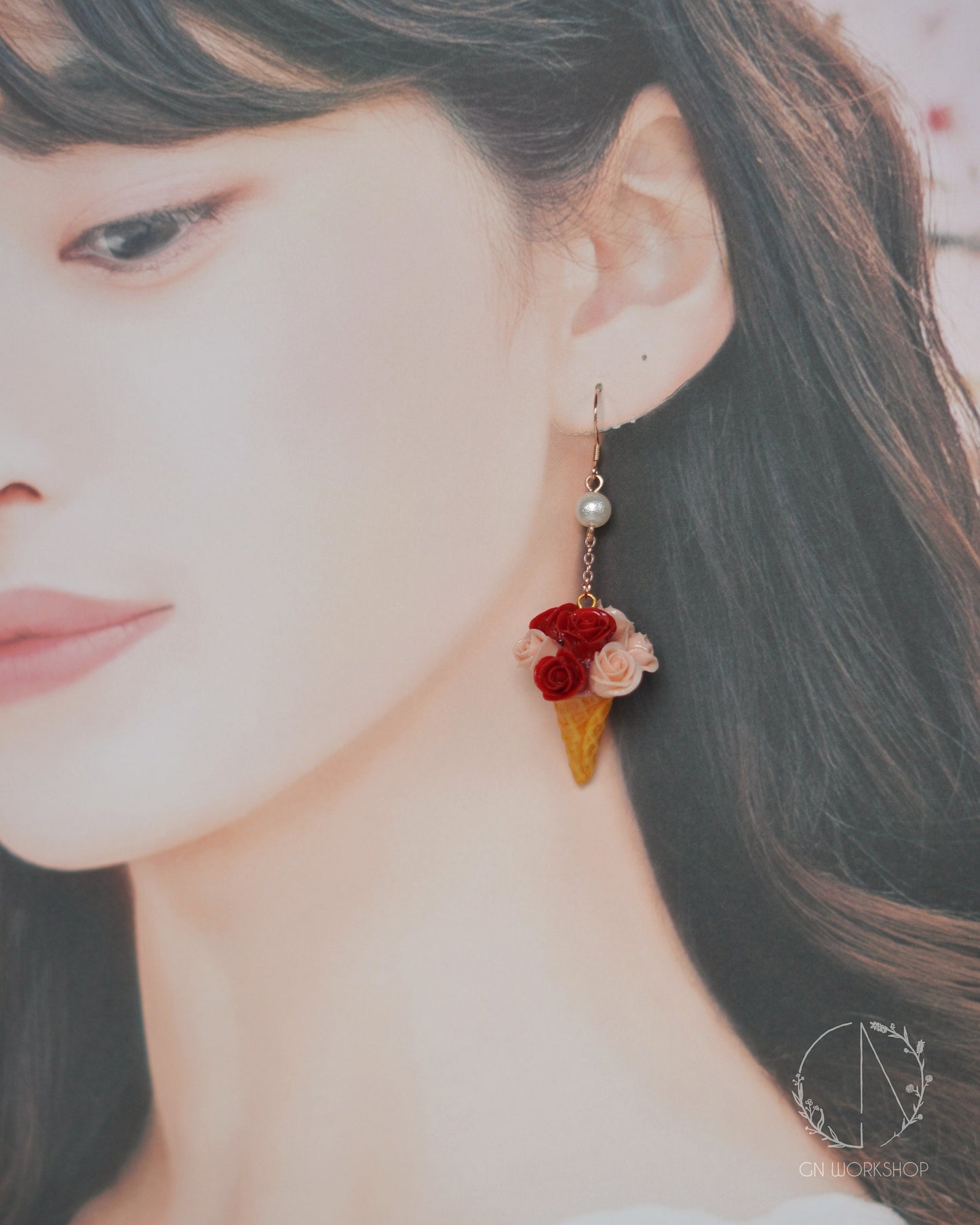 Roses Ice Cream Dangles