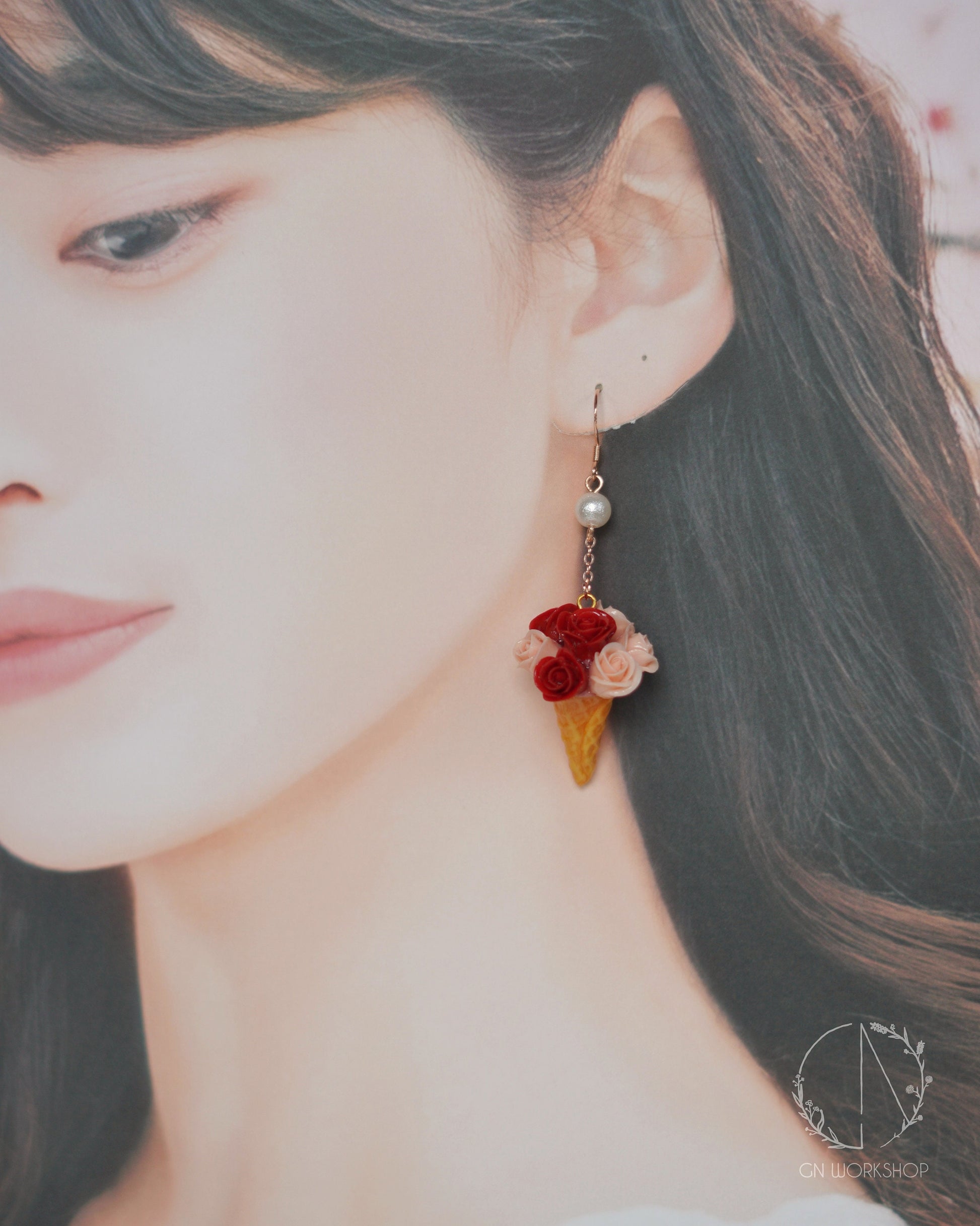 Roses Ice Cream Dangles