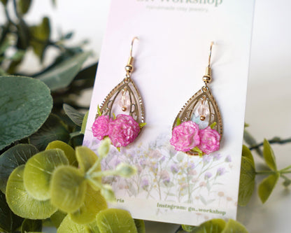 Carnation Dangles - January Birth Flowers