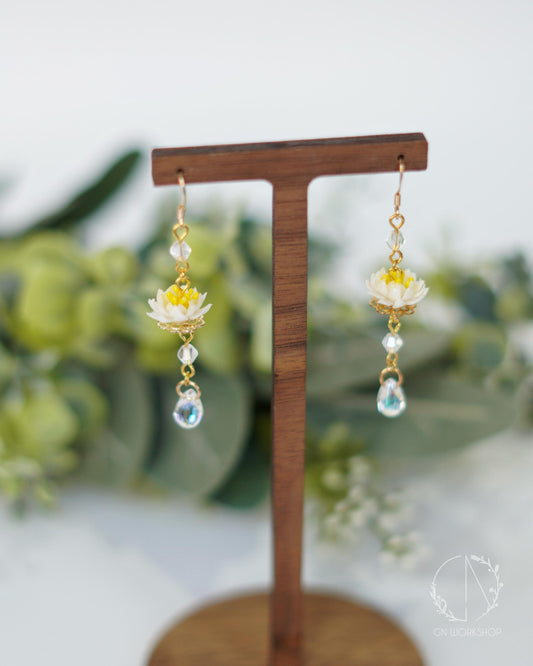 Moonlit Lily Dangles - July Birth Flowers