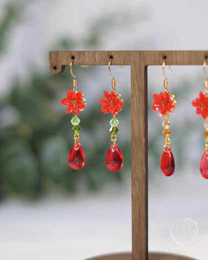 Poinsettia Dangles