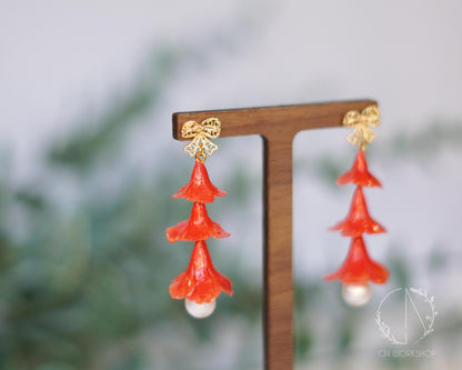 Festive Tree Bloom Earrings
