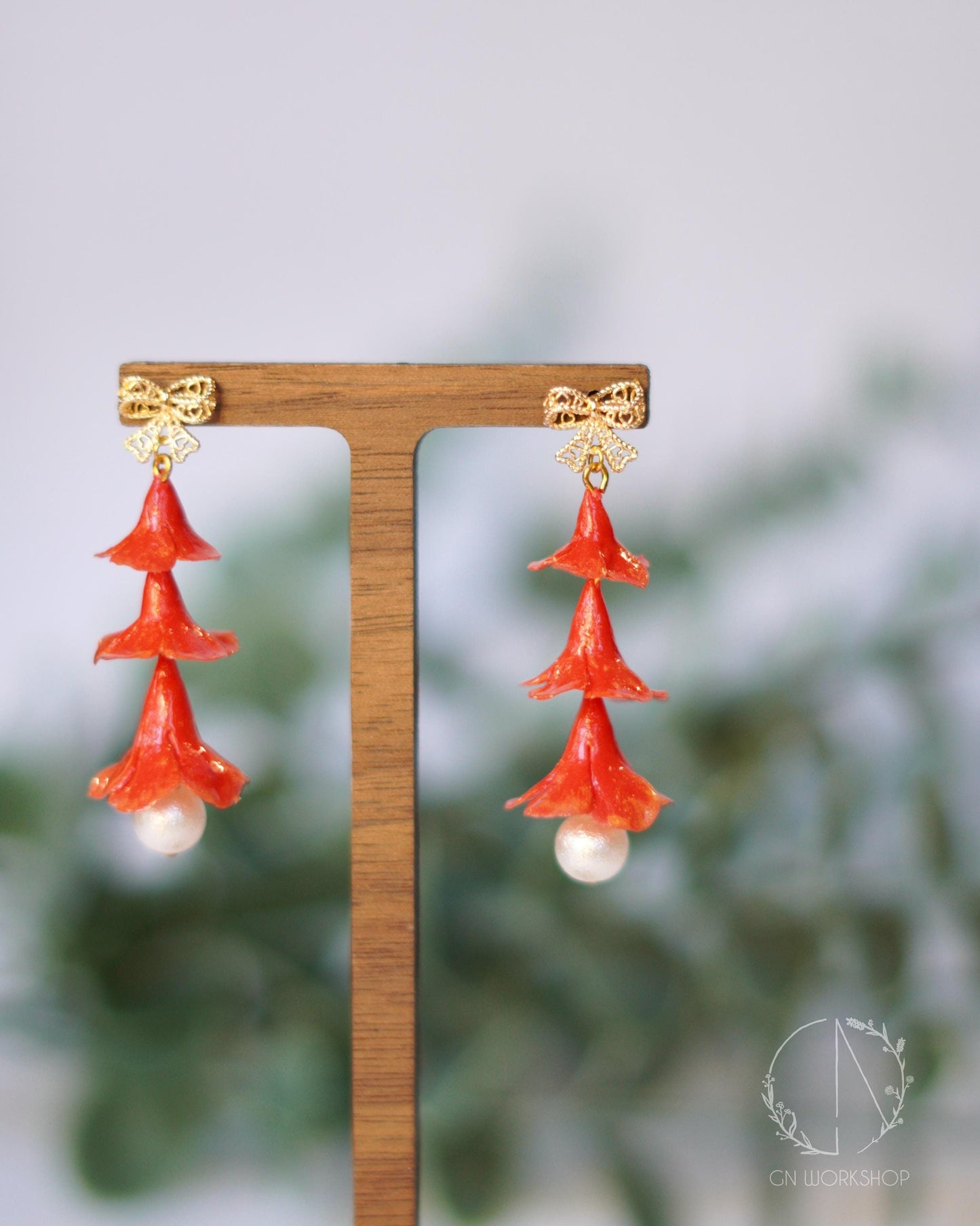 Festive Tree Bloom Earrings