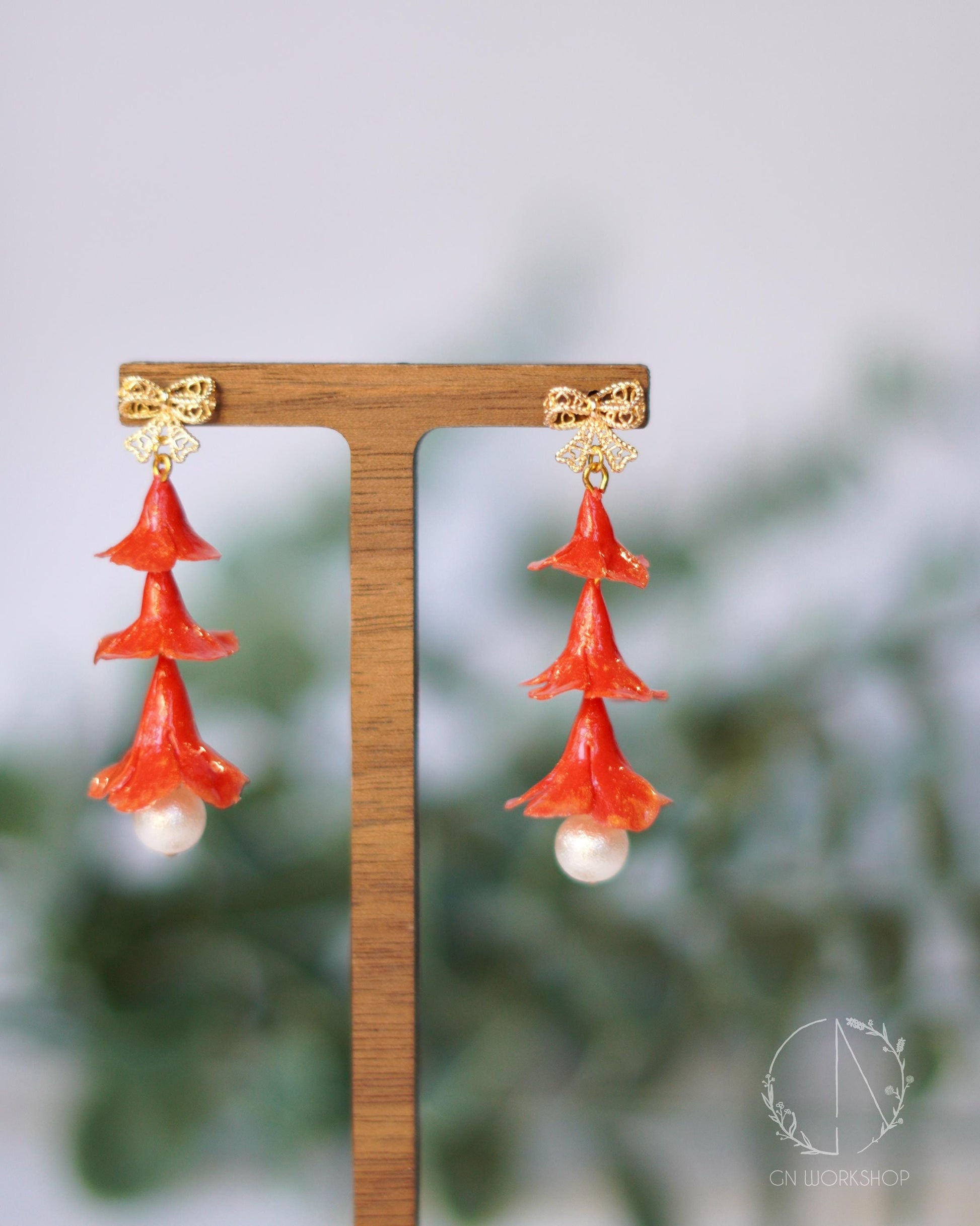 Festive Tree Bloom Earrings